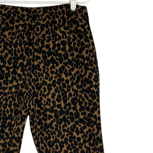 Old Navy Women's Harper High Rise Leopard Print Cropped Pants Sz 8 Regular NWOT - Picture 6 of 12